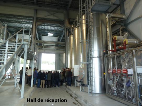 Visite de l'usine de méthanisation du Mené (22) organisée par Quimper Cornouaille Développement