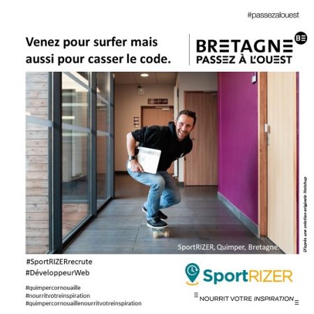 Camapagne passez à l'ouest Quimper Cornouaille avec la start up Sportrizer, Quimper