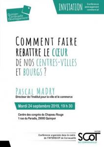 Invitation conférence commercial 24/09/2019 QCD