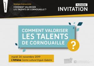 Plénière stratégie d'attractivité : comment valoriser les talents de Cornouaille ? (26/11/2019)