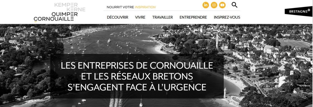 Les entreprises de Cornouaille et les réseaux bretons s’engagent face à l’urgence sanitaire du Covid-19