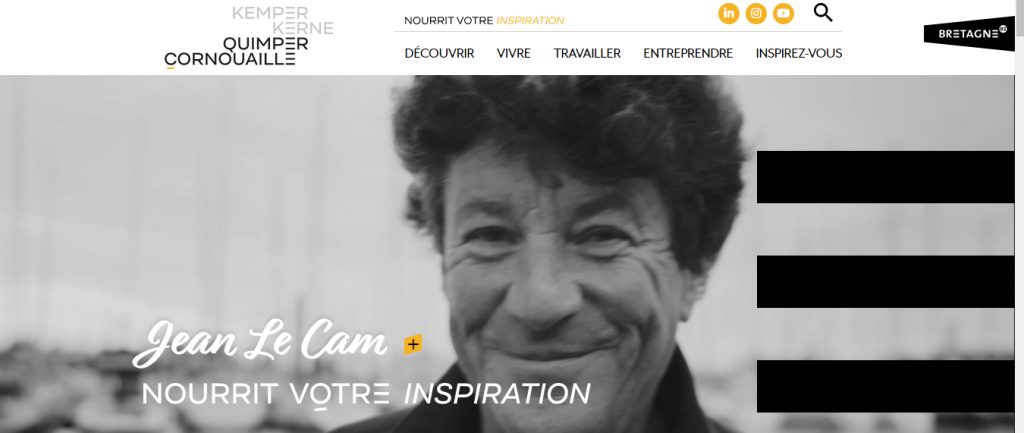 Site internet de Quimper Cornouaille nourrit votre inspiration avec les Talents qui nous inspirent