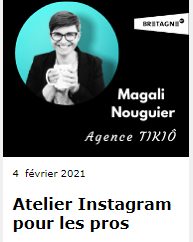 Marque Bretagne Atelier Instagram pour les pros à Quimper Cornouaille Développement