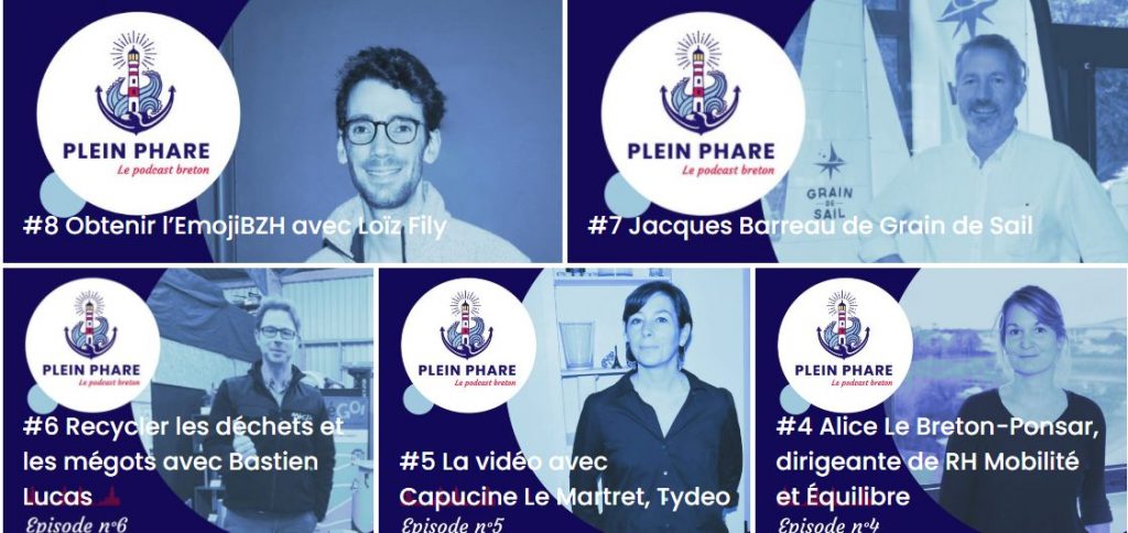 Toutes les personnalités des podcasts  de Plein Phare 