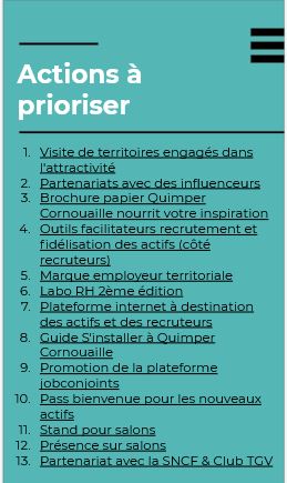 COPIL attractivité, les actions à prioriser (13/04/2021)