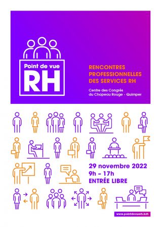 Salon Point de vue RH le 29 novembre 2022 au centre des congrès du Chapeau rouge à Quimper