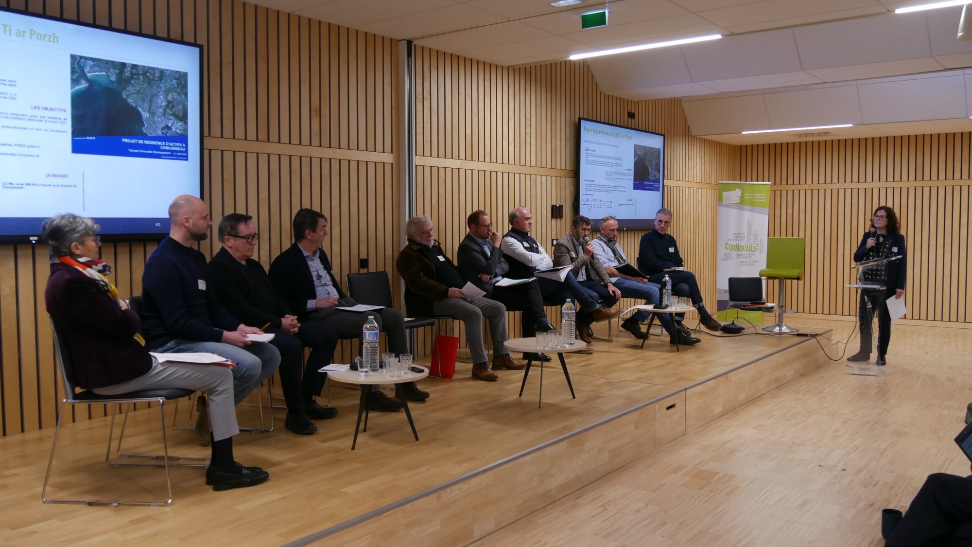 e rencontre "Faciliter le logement des actifs" organisée par Quimper Cornouaille Développement le 31 janvier 2024