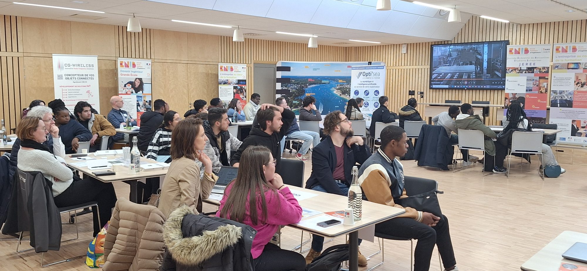 Rencontre étudiants ENIB / entreprises de Cornouaille (28/3/2024, Quimper Cornouaille Développement)
