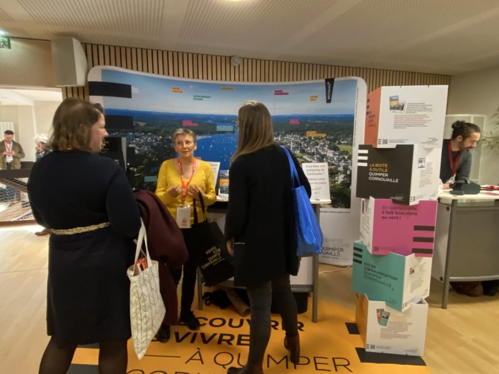 Stand Quimper Cornouaille Développement au salon Point de vue RH 2023