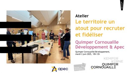 Page de couv du Livrable de l'atelier "Le territoire, un atout pour recruter et fidéliser" QCD & Apec (3/6/2025)