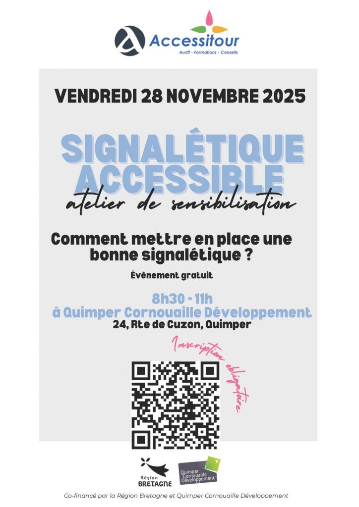 Invitation formation 28.11.2025 Signalétique accessible